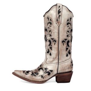 J.B. Dillon 11 Chicory Women’s Western Boots Leather Lizard Print Gray Taupe